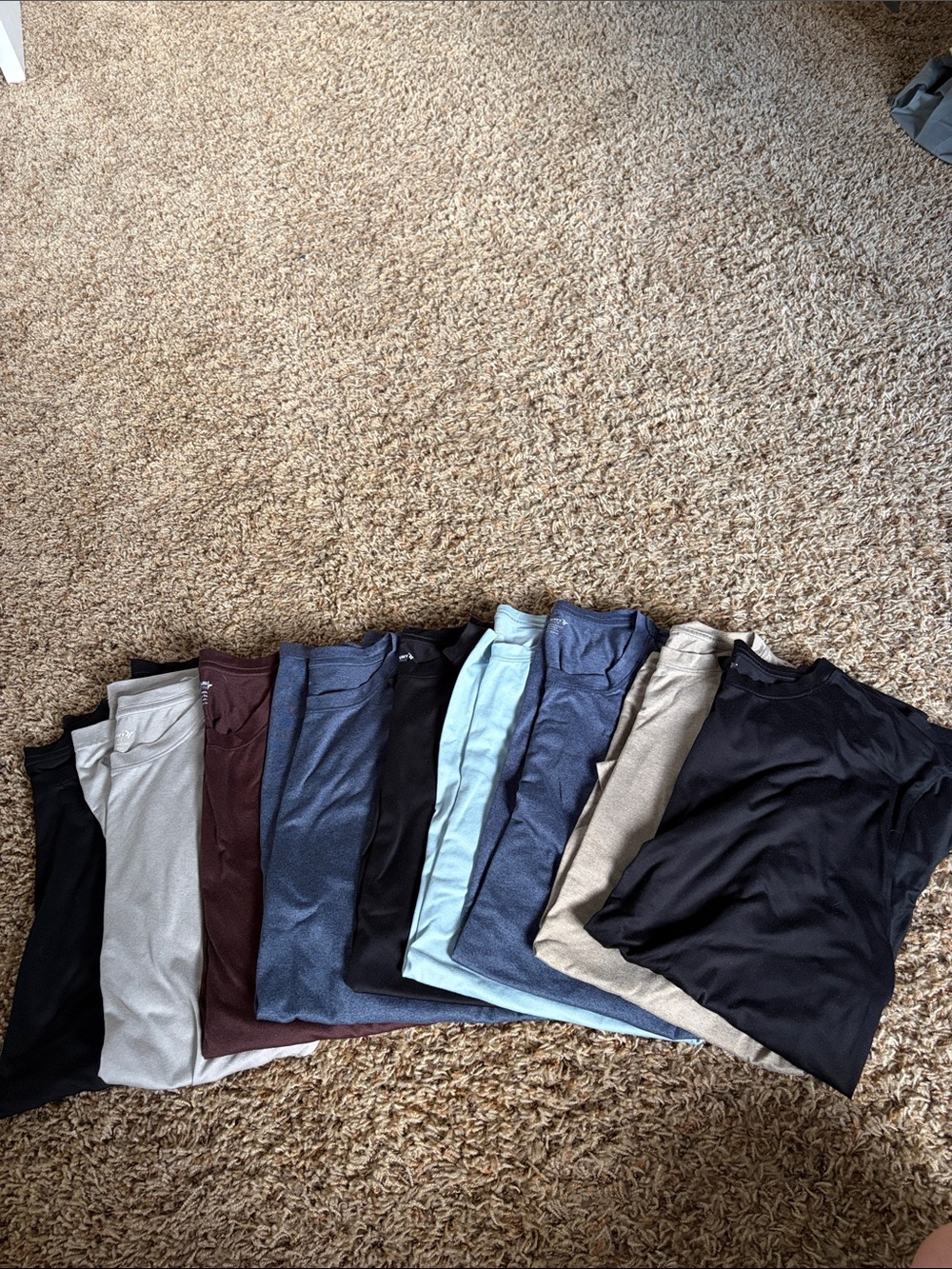 9 Old Navy Cloudmotion activewear t-shirts.